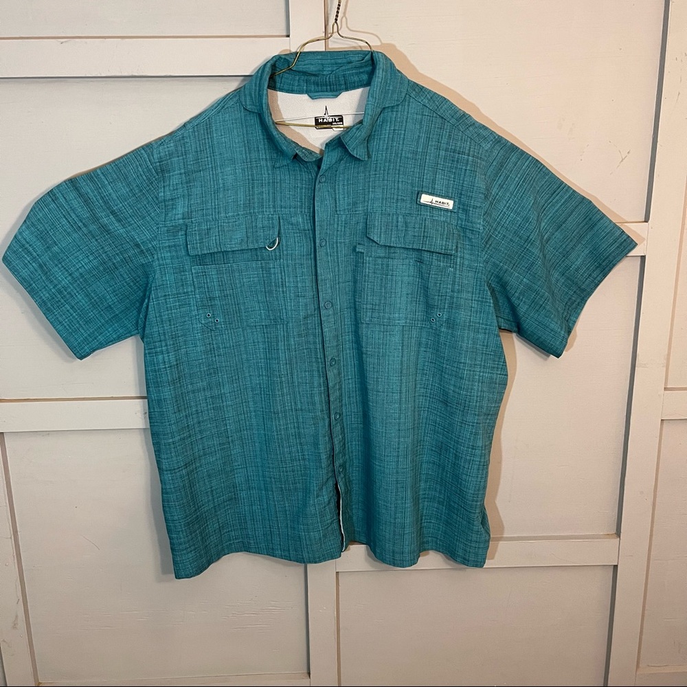 Men’s Habit Brand Vent Back Fishing Shirt 3XL